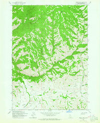 Sprout Mtn Idaho Historical topographic map, 1:24000 scale, 7.5 X 7.5 Minute, Year 1963