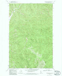 Spyglass Peak Idaho Historical topographic map, 1:24000 scale, 7.5 X 7.5 Minute, Year 1966