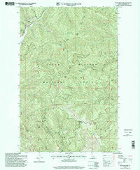 Spyglass Peak Idaho Historical topographic map, 1:24000 scale, 7.5 X 7.5 Minute, Year 1996
