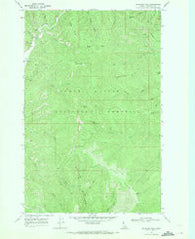 Spyglass Peak Idaho Historical topographic map, 1:24000 scale, 7.5 X 7.5 Minute, Year 1966