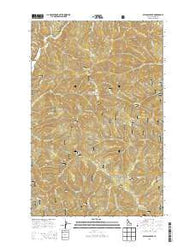 Spyglass Peak Idaho Current topographic map, 1:24000 scale, 7.5 X 7.5 Minute, Year 2013