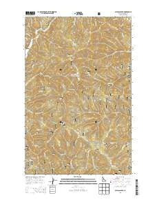 Spyglass Peak Idaho Current topographic map, 1:24000 scale, 7.5 X 7.5 Minute, Year 2013