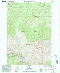 Square Top Idaho Historical topographic map, 1:24000 scale, 7.5 X 7.5 Minute, Year 1998