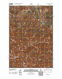 Square Top Idaho Historical topographic map, 1:24000 scale, 7.5 X 7.5 Minute, Year 2011