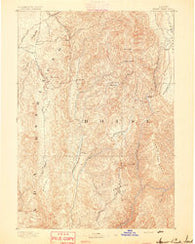 Squaw Creek Idaho Historical topographic map, 1:125000 scale, 30 X 30 Minute, Year 1894