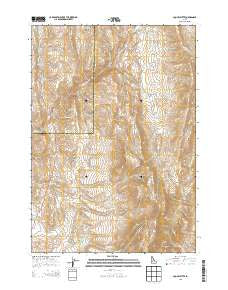 Squaw Butte Idaho Current topographic map, 1:24000 scale, 7.5 X 7.5 Minute, Year 2013