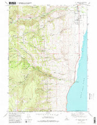 St Charles Idaho Historical topographic map, 1:24000 scale, 7.5 X 7.5 Minute, Year 1969