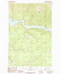 St. Joe Baldy Idaho Historical topographic map, 1:24000 scale, 7.5 X 7.5 Minute, Year 1985