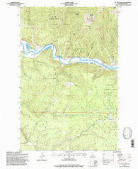 St. Joe Baldy Idaho Historical topographic map, 1:24000 scale, 7.5 X 7.5 Minute, Year 1995