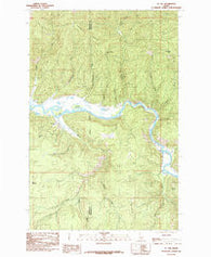 St. Joe Idaho Historical topographic map, 1:24000 scale, 7.5 X 7.5 Minute, Year 1985