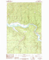 St. Joe Idaho Historical topographic map, 1:24000 scale, 7.5 X 7.5 Minute, Year 1985