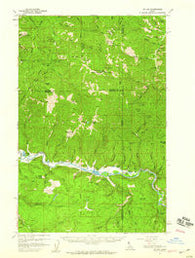 St. Joe Idaho Historical topographic map, 1:62500 scale, 15 X 15 Minute, Year 1957