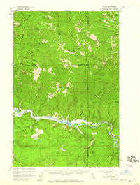St. Joe Idaho Historical topographic map, 1:62500 scale, 15 X 15 Minute, Year 1957