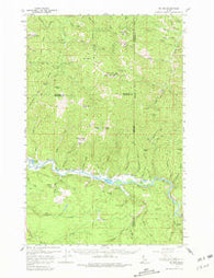 St. Joe Idaho Historical topographic map, 1:62500 scale, 15 X 15 Minute, Year 1957