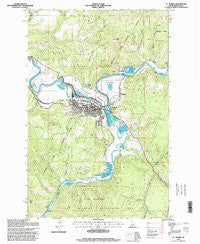 St. Maries Idaho Historical topographic map, 1:24000 scale, 7.5 X 7.5 Minute, Year 1995