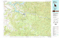 St Maries Idaho Historical topographic map, 1:100000 scale, 30 X 60 Minute, Year 1981