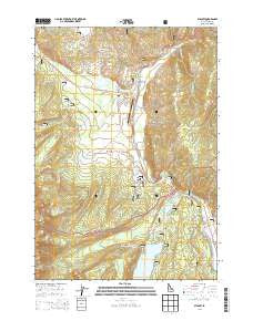 Stanley Idaho Current topographic map, 1:24000 scale, 7.5 X 7.5 Minute, Year 2013