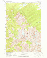 Stanley Lake Idaho Historical topographic map, 1:24000 scale, 7.5 X 7.5 Minute, Year 1972