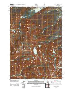 Stanley Lake Idaho Historical topographic map, 1:24000 scale, 7.5 X 7.5 Minute, Year 2011