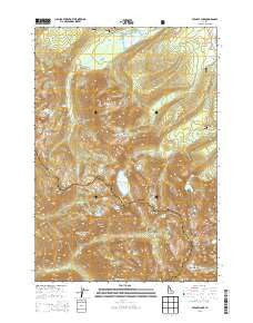 Stanley Lake Idaho Current topographic map, 1:24000 scale, 7.5 X 7.5 Minute, Year 2013