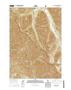 Star Hope Mine Idaho Current topographic map, 1:24000 scale, 7.5 X 7.5 Minute, Year 2013
