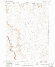 State Line Camp Idaho Historical topographic map, 1:24000 scale, 7.5 X 7.5 Minute, Year 1977