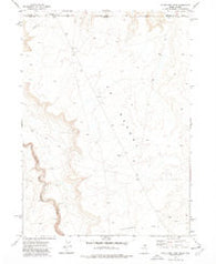 State Line Camp Idaho Historical topographic map, 1:24000 scale, 7.5 X 7.5 Minute, Year 1977