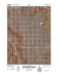 State Line Camp Idaho Historical topographic map, 1:24000 scale, 7.5 X 7.5 Minute, Year 2012