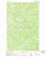 Steamboat Creek Idaho Historical topographic map, 1:24000 scale, 7.5 X 7.5 Minute, Year 1985