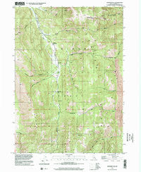 Stewart Flat Idaho Historical topographic map, 1:24000 scale, 7.5 X 7.5 Minute, Year 1999