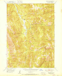 Stewart Flat Idaho Historical topographic map, 1:24000 scale, 7.5 X 7.5 Minute, Year 1951