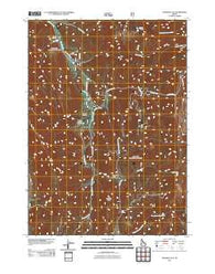 Stewart Flat Idaho Historical topographic map, 1:24000 scale, 7.5 X 7.5 Minute, Year 2011