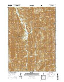 Stewart Flat Idaho Current topographic map, 1:24000 scale, 7.5 X 7.5 Minute, Year 2013