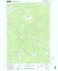 Stibnite Idaho Historical topographic map, 1:24000 scale, 7.5 X 7.5 Minute, Year 1973