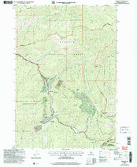 Stibnite Idaho Historical topographic map, 1:24000 scale, 7.5 X 7.5 Minute, Year 2004