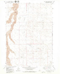 Stiff Tree Draw Idaho Historical topographic map, 1:24000 scale, 7.5 X 7.5 Minute, Year 1979