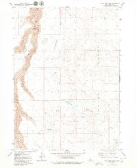 Stiff Tree Draw Idaho Historical topographic map, 1:24000 scale, 7.5 X 7.5 Minute, Year 1979