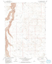 Stiff Tree Draw Idaho Historical topographic map, 1:24000 scale, 7.5 X 7.5 Minute, Year 1979