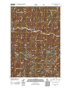 Stillman Point Idaho Historical topographic map, 1:24000 scale, 7.5 X 7.5 Minute, Year 2011
