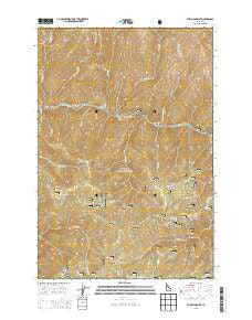 Stillman Point Idaho Current topographic map, 1:24000 scale, 7.5 X 7.5 Minute, Year 2013