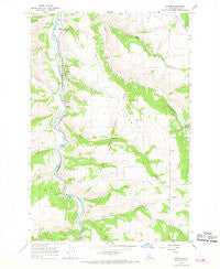 Stites Idaho Historical topographic map, 1:24000 scale, 7.5 X 7.5 Minute, Year 1966