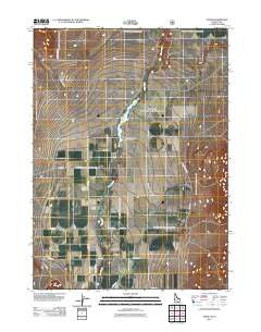 Stone Idaho Historical topographic map, 1:24000 scale, 7.5 X 7.5 Minute, Year 2011