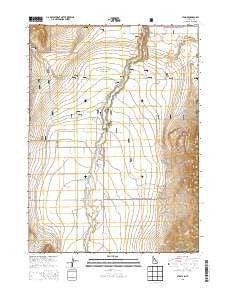 Stone Idaho Current topographic map, 1:24000 scale, 7.5 X 7.5 Minute, Year 2013