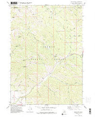 Stouts Mtn Idaho Historical topographic map, 1:24000 scale, 7.5 X 7.5 Minute, Year 1977