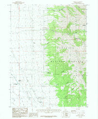 Strevell Idaho Historical topographic map, 1:24000 scale, 7.5 X 7.5 Minute, Year 1985