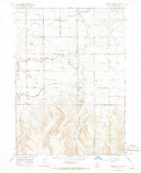 Stricker Butte Idaho Historical topographic map, 1:24000 scale, 7.5 X 7.5 Minute, Year 1965