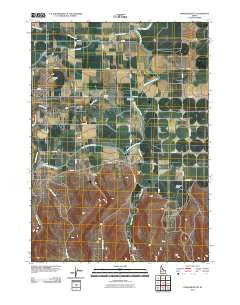 Stricker Butte Idaho Historical topographic map, 1:24000 scale, 7.5 X 7.5 Minute, Year 2010