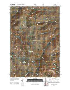 Stripe Mountain Idaho Historical topographic map, 1:24000 scale, 7.5 X 7.5 Minute, Year 2011
