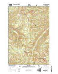 Stripe Mountain Idaho Current topographic map, 1:24000 scale, 7.5 X 7.5 Minute, Year 2013