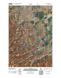 Stroud Creek Idaho Historical topographic map, 1:24000 scale, 7.5 X 7.5 Minute, Year 2011